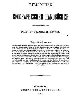 خرید و دانلود نسخه کامل کتاب Die geographische Verbreitung des Menschen