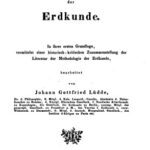 خرید و دانلود نسخه کامل کتاب Die Geschichte der Methodologie der Erdkunde. In ihrer ersten Grundlage, vermittelst einer historisch-kritischen Zusammenstellung der Literatur der Methodologie der Erdkunde
