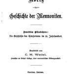 خرید و دانلود نسخه کامل کتاب Die Geschichte des Täufertums im 16. Jahrhunderts