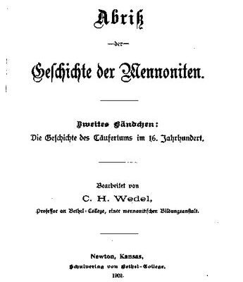 خرید و دانلود نسخه کامل کتاب Die Geschichte des Täufertums im 16. Jahrhunderts