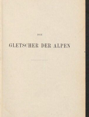 خرید و دانلود نسخه کامل کتاب Die Gletscher der Alpen