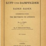 خرید و دانلود نسخه کامل کتاب Die heißen Luft- und Dampfbäder in Baden-Baden