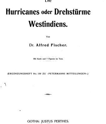 خرید و دانلود نسخه کامل کتاب Die Hurricanes oder Drehstürme Westindiens