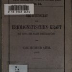 خرید و دانلود نسخه کامل کتاب Die Intensität der erdmagnetischen Kraft auf absolutes Maß zurückgeführt
