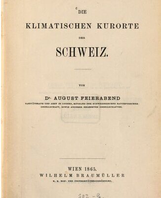 خرید و دانلود نسخه کامل کتاب Die klimatischen Kurorte der Schweiz