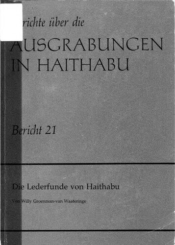 خرید و دانلود نسخه کامل کتاب Die Lederfunde von Haithabu_68c4848c3294a.jpeg خرید و دانلود نسخه کامل کتاب Die Lederfunde von Haithabu