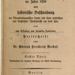 خرید و دانلود نسخه کامل کتاب Die Mark Brandenburg im Jahre 1250 oder historische Beschreibung der Brandenburgischen Lande und ihrer politischen und kirchlichen Verhältnisse um diese Zeit