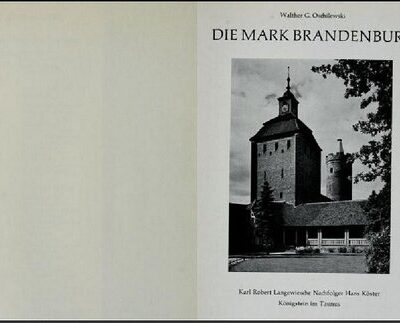 خرید و دانلود نسخه کامل کتاب Die Mark Brandenburg