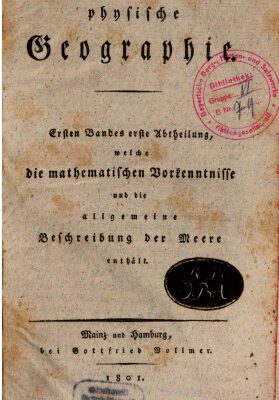 خرید و دانلود نسخه کامل کتاب Die mathematischen Vorkenntnisse und die allgemeine Beschreibung der Meere