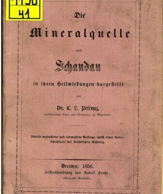خرید و دانلود نسخه کامل کتاب Die Mineralquelle von Schandau in ihren Heilwirkungen dargestellt