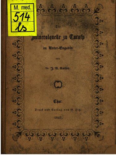 خرید و دانلود نسخه کامل کتاب Die Mineralquelle zu Tarasp im Unter-Engadin_68c11e8e62194.jpeg خرید و دانلود نسخه کامل کتاب Die Mineralquelle zu Tarasp im Unter-Engadin