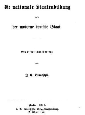 خرید و دانلود نسخه کامل کتاب Die nationale Staatenbildung und der moderne deutsche Staat : Ein öffentlicher Vortrag
