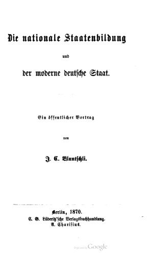خرید و دانلود نسخه کامل کتاب Die nationale Staatenbildung und der moderne deutsche Staat : Ein öffentlicher Vortrag_68c204e23f6ad.jpeg خرید و دانلود نسخه کامل کتاب Die nationale Staatenbildung und der moderne deutsche Staat : Ein öffentlicher Vortrag