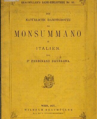 خرید و دانلود نسخه کامل کتاب Die natürliche Dampfgrotte bei Monsummano in Italien