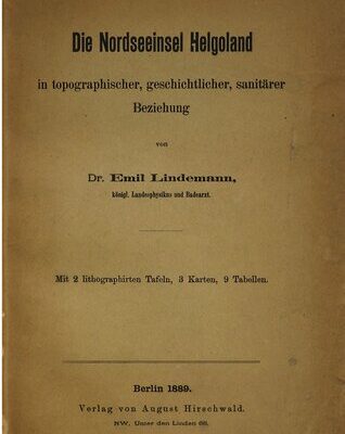 خرید و دانلود نسخه کامل کتاب Die Nordseeinsel Gelgoland in topographischer, geschichtlicher, sanitärer Beziehung