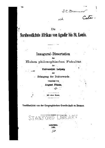 خرید و دانلود نسخه کامل کتاب Die Nordwestküste Afrikas von Agadir bis St. Louis_68c08674a1231.jpeg خرید و دانلود نسخه کامل کتاب Die Nordwestküste Afrikas von Agadir bis St. Louis