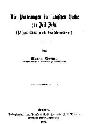 خرید و دانلود نسخه کامل کتاب Die Parteiungen im jüdischen Volke zur Zeit Jesu. (Pharisäer und Sadducäer)