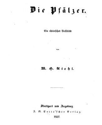 خرید و دانلود نسخه کامل کتاب Die Pfälzer. Ein rheinisches Volksbild