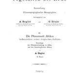 خرید و دانلود نسخه کامل کتاب Die Pflanzenwelt Afrikas, insbesondere seiner tropischen Gebiete : Grundzüge der Pflanzenverbreitung im Afrika und die Charakterpflanzen Afrikas