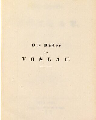 خرید و دانلود نسخه کامل کتاب Die Quelle von Vöslau ; eine Anleitung für Badegäste