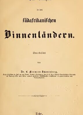 خرید و دانلود نسخه کامل کتاب Die Reisen in den südafrikanischen Binnenländern