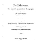 خرید و دانلود نسخه کامل کتاب Die Reliktenseen : Eine physisch-geographische Mongraphie / Über die Kennzeichen und Entstehung der echten Reliktenseen