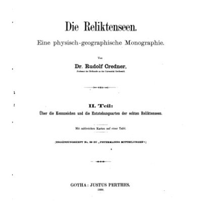 خرید و دانلود نسخه کامل کتاب Die Reliktenseen : Eine physisch-geographische Mongraphie / Über die Kennzeichen und Entstehung der echten Reliktenseen