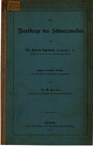 خرید و دانلود نسخه کامل کتاب Die Reutberge des Schwarzwaldes_68c1198b89921.jpeg خرید و دانلود نسخه کامل کتاب Die Reutberge des Schwarzwaldes