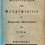 خرید و دانلود نسخه کامل کتاب Die Ritterburgen und Bergschlösser im Königreiche Württemberg