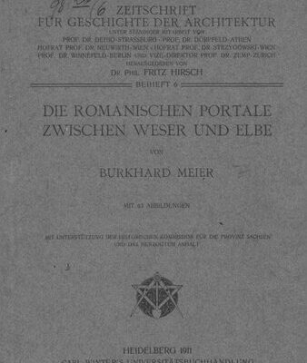 خرید و دانلود نسخه کامل کتاب DIE ROMANISCHEN PORTALE ZWISCHEN WESER UND ELBE