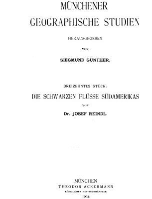 خرید و دانلود نسخه کامل کتاب Die schwarzen Flüsse Südamerikas