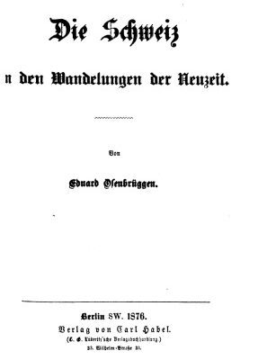 خرید و دانلود نسخه کامل کتاب Die Schweiz n den Wandelungen der Neuzeit