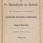خرید و دانلود نسخه کامل کتاب Die St. Marienkirche zu Rostock. Ein Beitrag zur Geschichte des mittelalterlichen Backsteinbaues in Norddeutschland