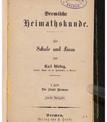 خرید و دانلود نسخه کامل کتاب Die Stadt Bremen