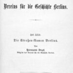 خرید و دانلود نسخه کامل کتاب Die Straßennamen Berlins