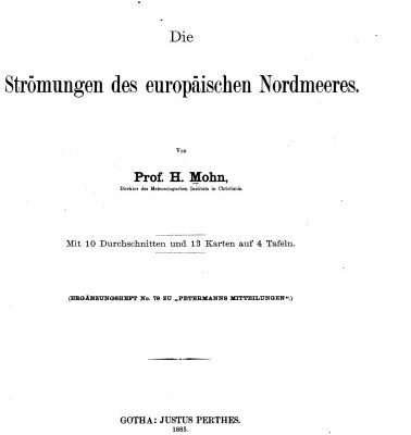 خرید و دانلود نسخه کامل کتاب Die Strömungen des europäischen Nordmeeres