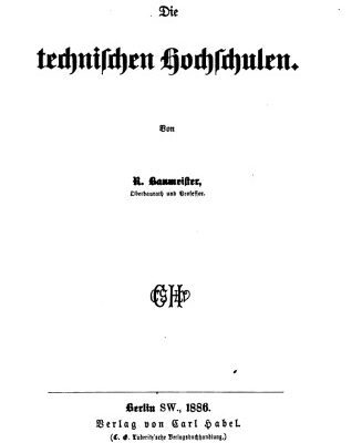 خرید و دانلود نسخه کامل کتاب Die technischen Hochschulen