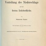 خرید و دانلود نسخه کامل کتاب Die Verteilung des Niederschlags auf der festen Erdoberfläche