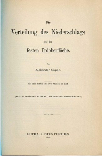 خرید و دانلود نسخه کامل کتاب Die Verteilung des Niederschlags auf der festen Erdoberfläche_68c12604bba81.jpeg خرید و دانلود نسخه کامل کتاب Die Verteilung des Niederschlags auf der festen Erdoberfläche