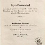 خرید و دانلود نسخه کامل کتاب Die Wiesenquelle zu Eger-Franzensbad medizinisch-praktisch dargestellt, nebst einem Rückblick auf ihre Fassung und das sie umgebende Mineralmoorlager