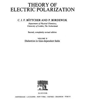 خرید و دانلود نسخه کامل کتاب Dielectrics in Time-dependent Fields
