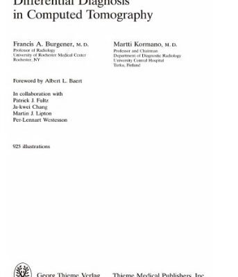 خرید و دانلود نسخه کامل کتاب Differential Diagnosis in Computed Tomography  ( THIEME )