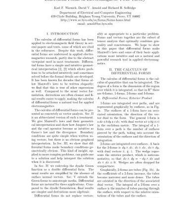 خرید و دانلود نسخه کامل کتاب Differential Forms in Electromagnetic Field Theory