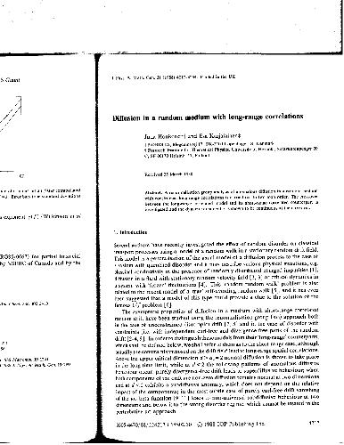 خرید و دانلود نسخه کامل کتاب Diffusion in a random medium with long-range correlations_68bdb60889f65.jpeg خرید و دانلود نسخه کامل کتاب Diffusion in a random medium with long-range correlations