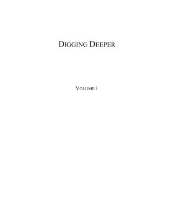 خرید و دانلود نسخه کامل کتاب Digging deeper. Volume 1