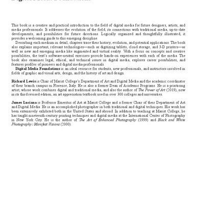 خرید و دانلود نسخه کامل کتاب Digital Media Foundations: An Introduction for Artists and Designers
