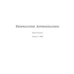 خرید و دانلود نسخه کامل کتاب Diophantine Approximation