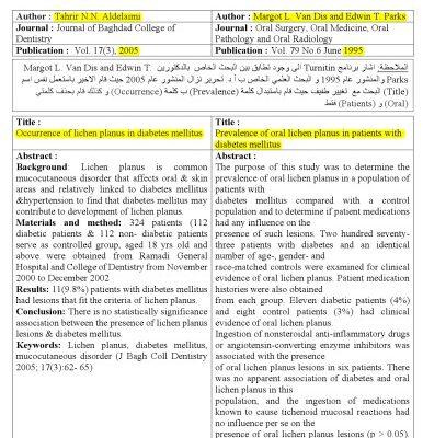 خرید و دانلود نسخه کامل کتاب Direct plagiarism by Tahrir N. Aldelaimi (Dean of Dentistry College / Anbar University) 2