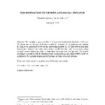 خرید و دانلود نسخه کامل کتاب Discrimination by gender and social distance