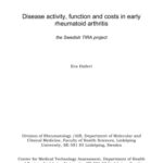 خرید و دانلود نسخه کامل کتاب Disease Activity Function and Costs in Early Rheumatoid Arthritis